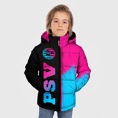 Зимняя куртка для мальчика PSV Neon Gradient / 3D-Черный – фото 3