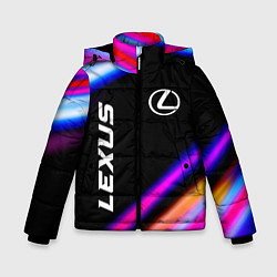 Куртка зимняя для мальчика Lexus Speed Lights, цвет: 3D-черный