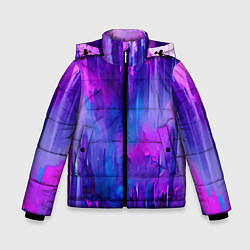 Зимняя куртка для мальчика Purple splashes