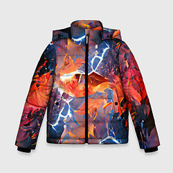 Куртка зимняя для мальчика Fire thunder, цвет: 3D-светло-серый