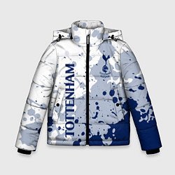 Куртка зимняя для мальчика Tottenham hotspur Брызги красок, цвет: 3D-красный