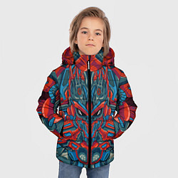 Куртка зимняя для мальчика Робот-монстр, цвет: 3D-светло-серый — фото 2