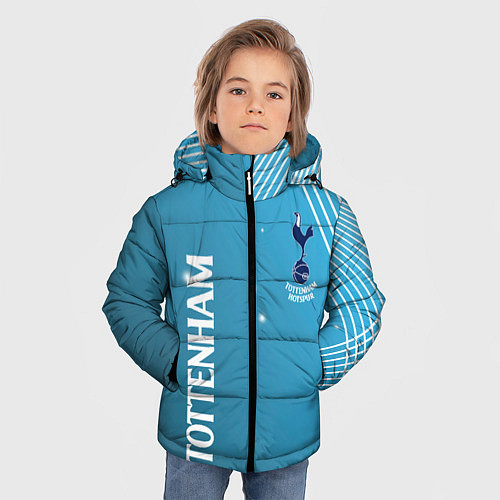 Зимняя куртка для мальчика Тоттенхэм хотспур Абстракция / 3D-Черный – фото 3