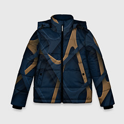 Зимняя куртка для мальчика Абстрактный фон сетка