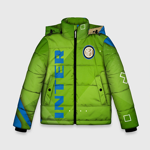 Зимняя куртка для мальчика Inter Поле / 3D-Светло-серый – фото 1