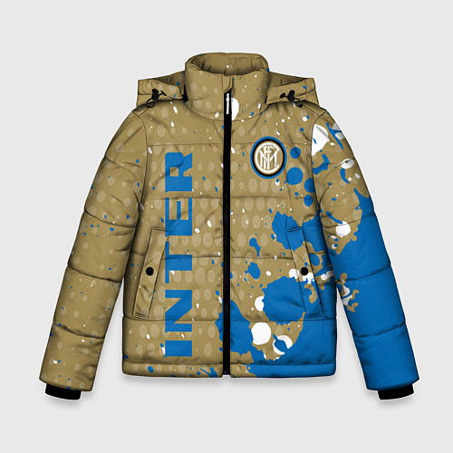 Зимняя куртка для мальчика Inter Краска / 3D-Светло-серый – фото 1