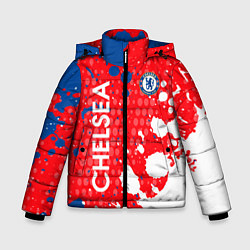 Куртка зимняя для мальчика Chelsea Краска, цвет: 3D-красный
