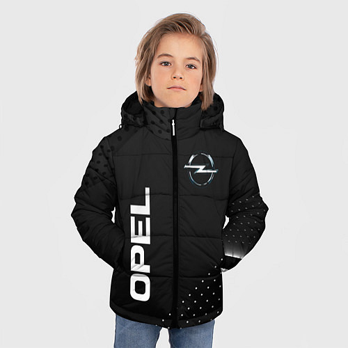 Зимняя куртка для мальчика Opel Карбон / 3D-Черный – фото 3