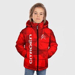 Куртка зимняя для мальчика Citroёn - logo, цвет: 3D-светло-серый — фото 2