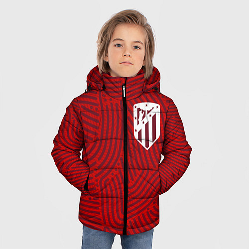 Зимняя куртка для мальчика Atletico Madrid отпечатки / 3D-Черный – фото 3