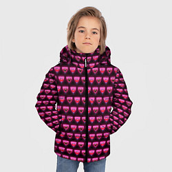 Куртка зимняя для мальчика Poppy Playtime - Kissy Missy Pattern - Huggy Wuggy, цвет: 3D-черный — фото 2