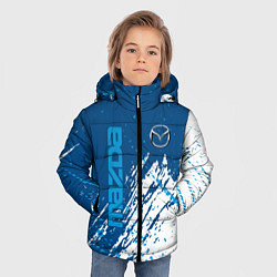 Куртка зимняя для мальчика Mazda - краска, цвет: 3D-светло-серый — фото 2