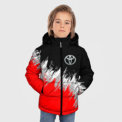 Куртка зимняя для мальчика Тойота камри - краска, цвет: 3D-светло-серый — фото 2
