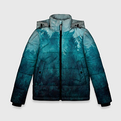 Зимняя куртка для мальчика Темный хвойный лес