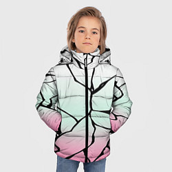 Куртка зимняя для мальчика Шинобу Кочо Кимоно, цвет: 3D-черный — фото 2