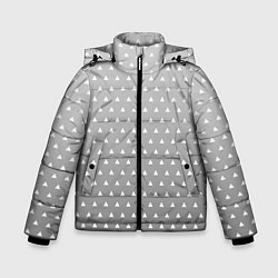 Зимняя куртка для мальчика Кимоно Зеницу Агацума - Черно-белое