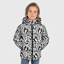 Куртка зимняя для мальчика Медвежонок панда, цвет: 3D-светло-серый — фото 2
