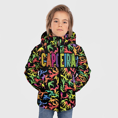 Зимняя куртка для мальчика Capoeira colorful mens / 3D-Черный – фото 3