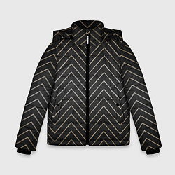 Зимняя куртка для мальчика Black gold - Линии