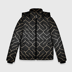 Куртка зимняя для мальчика Black Gold - Лабиринт, цвет: 3D-светло-серый
