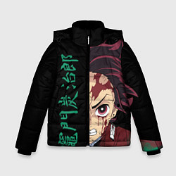 Зимняя куртка для мальчика Танджиро из Demon Slayer
