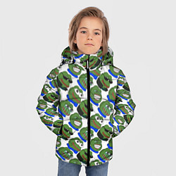 Куртка зимняя для мальчика Эмоции Пепе, цвет: 3D-черный — фото 2