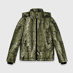 Зимняя куртка для мальчика Кора дуба - текстура
