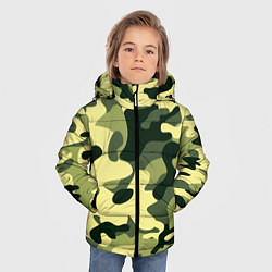 Куртка зимняя для мальчика Камуфляж милитари, цвет: 3D-светло-серый — фото 2