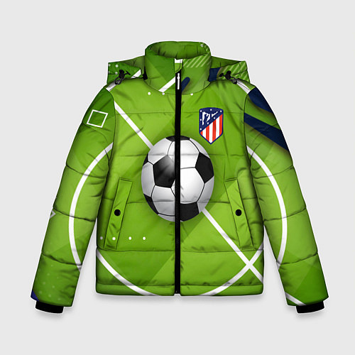 Зимняя куртка для мальчика Atletico madrid Мяч / 3D-Светло-серый – фото 1