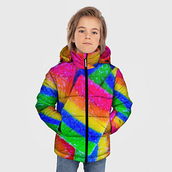 Куртка зимняя для мальчика Маленькие кусочки мармелада, цвет: 3D-красный — фото 2