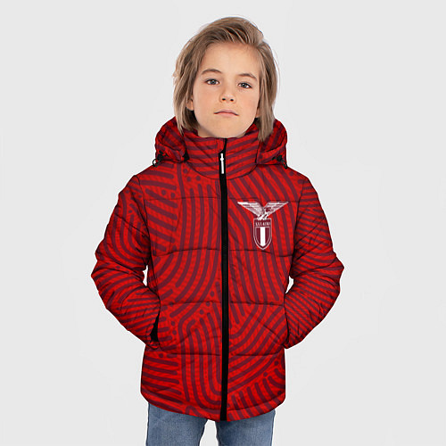 Зимняя куртка для мальчика Lazio отпечатки / 3D-Красный – фото 3