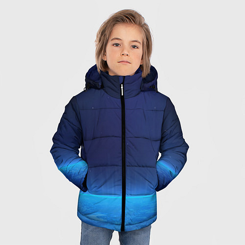 Зимняя куртка для мальчика OpenSpace / 3D-Черный – фото 3