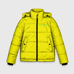Зимняя куртка для мальчика Киберпанк - Лого Дэвида
