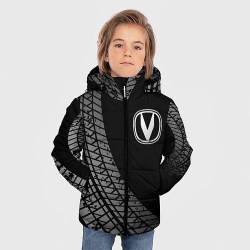 Зимняя куртка для мальчика Changan tire tracks / 3D-Черный – фото 3
