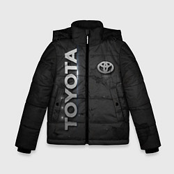 Куртка зимняя для мальчика Toyota cracks, цвет: 3D-светло-серый