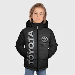 Куртка зимняя для мальчика Toyota cracks, цвет: 3D-светло-серый — фото 2