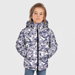 Куртка зимняя для мальчика Камуфляж ACUpat серый пиксель, цвет: 3D-светло-серый — фото 2