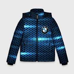 Зимняя куртка для мальчика BMW texture