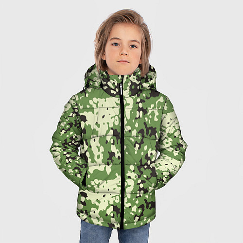 Зимняя куртка для мальчика Камуфляж Flectar-D / 3D-Черный – фото 3
