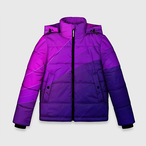 Зимняя куртка для мальчика Утрафиолет / 3D-Светло-серый – фото 1