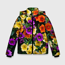 Зимняя куртка для мальчика Разноцветная петуния