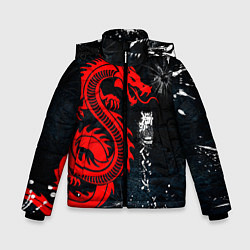 Куртка зимняя для мальчика Tokyo Revengers, цвет: 3D-черный