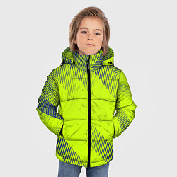 Куртка зимняя для мальчика Green sport style, цвет: 3D-черный — фото 2