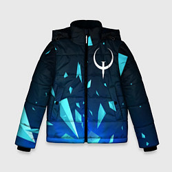 Куртка зимняя для мальчика Quake взрыв частиц, цвет: 3D-черный