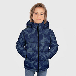 Куртка зимняя для мальчика Сизый камуфляж, цвет: 3D-красный — фото 2
