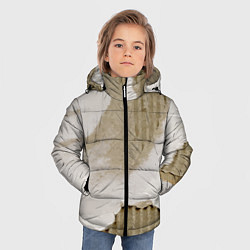 Куртка зимняя для мальчика Рваный гофрированный картон - Milano, цвет: 3D-светло-серый — фото 2