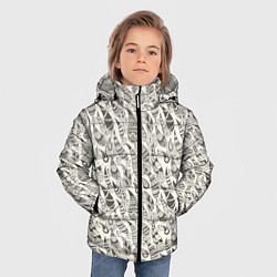 Куртка зимняя для мальчика Капля с этноузором, цвет: 3D-красный — фото 2
