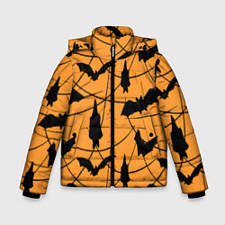 Куртка зимняя для мальчика Только летучие мыши, цвет: 3D-светло-серый