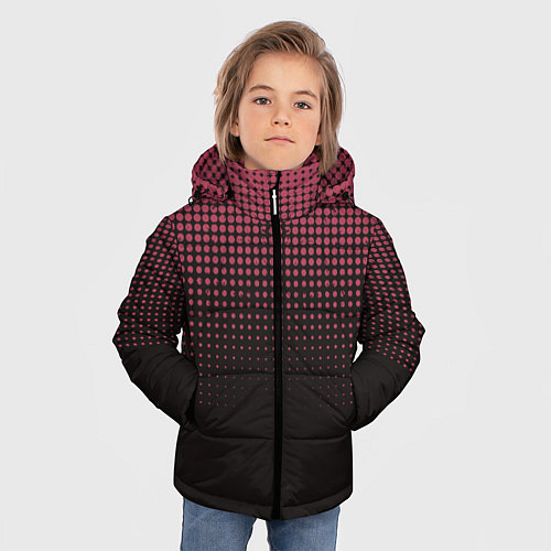 Зимняя куртка для мальчика Неоновые груги / 3D-Черный – фото 3