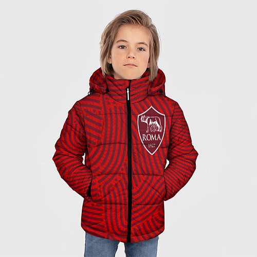 Зимняя куртка для мальчика Roma отпечатки / 3D-Красный – фото 3